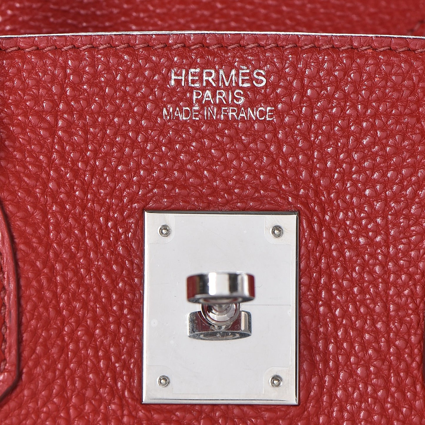 Togo Birkin 35 Rouge Garance