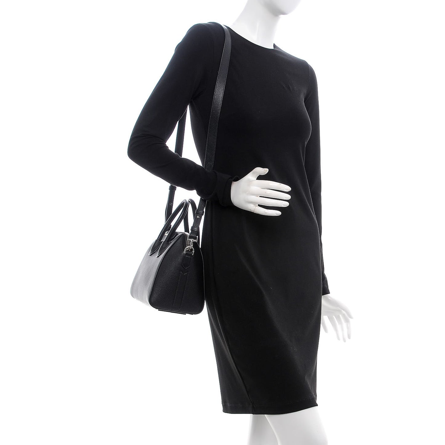 Sugar Goatskin Mini Antigona Black
