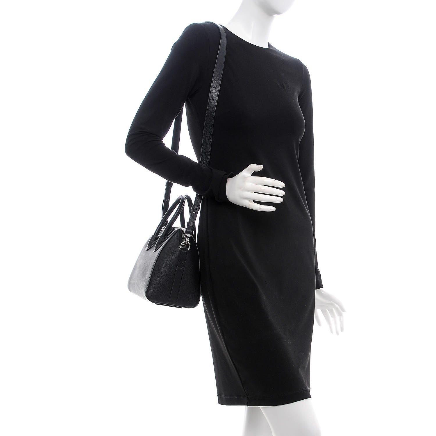 Givenchy Sugar Goatskin Mini Antigona Black 2 of 7