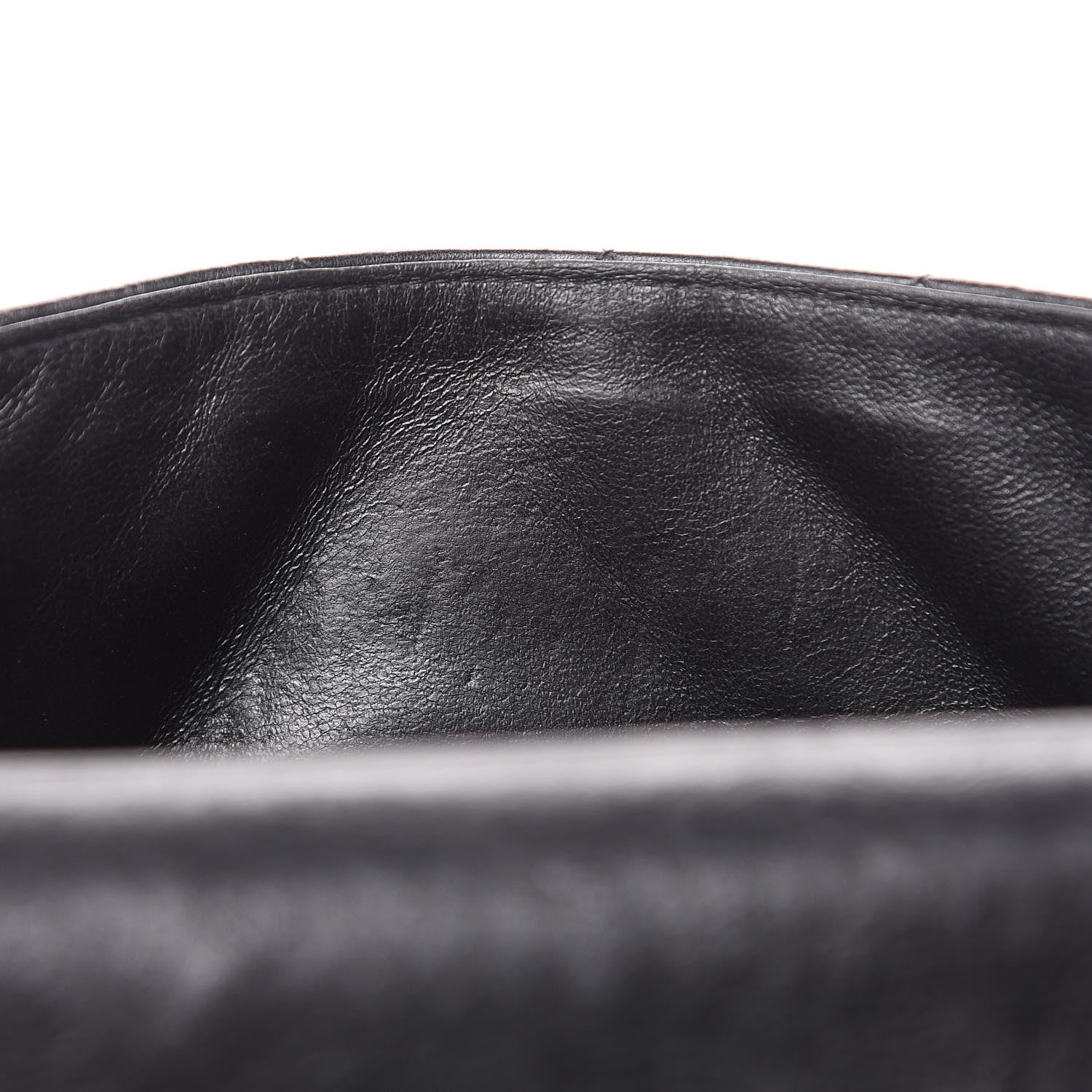 Chanel Crumpled Calfskin Quilted Mini Rectangular Flap So Black 15 of 15