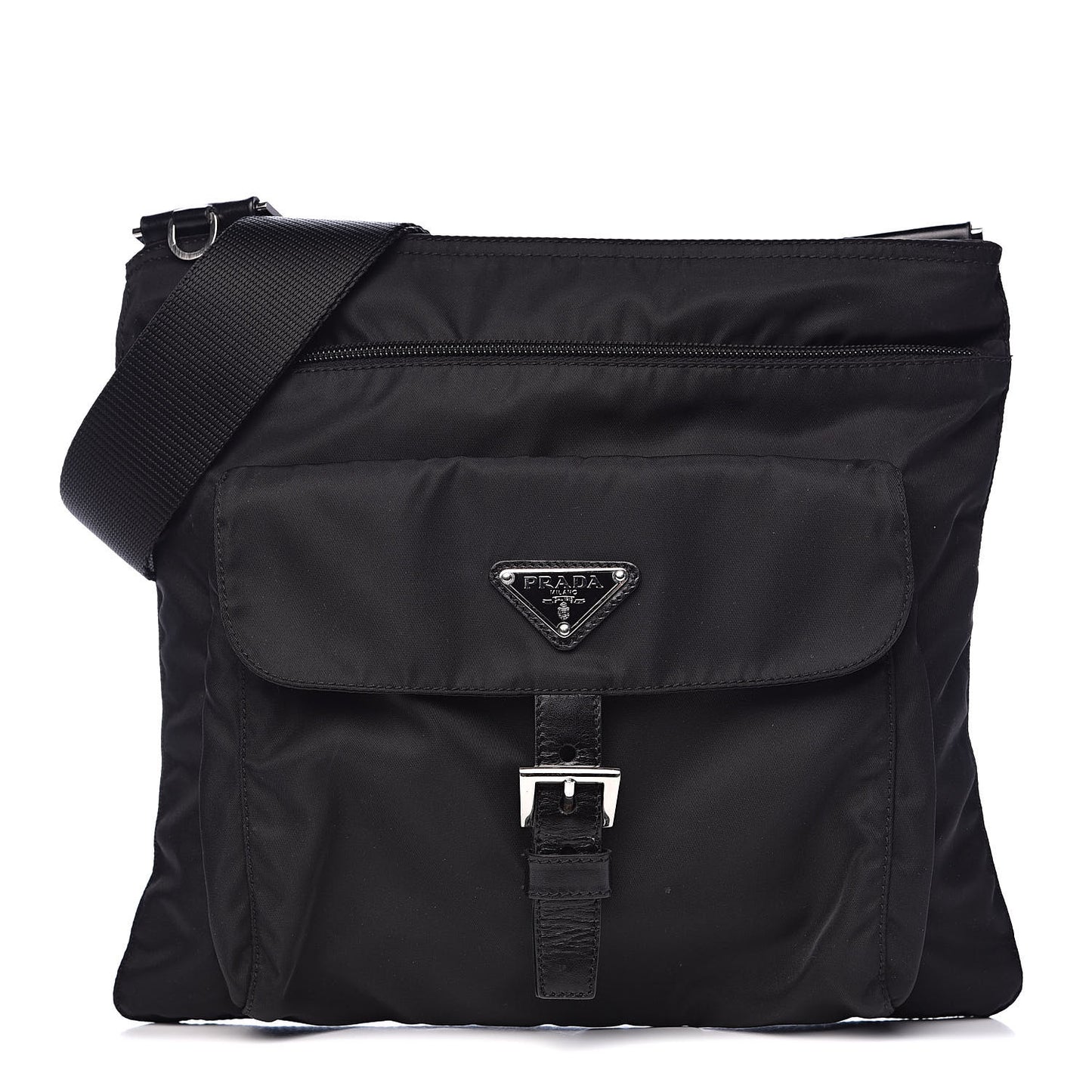 Nylon Vela Messenger Black