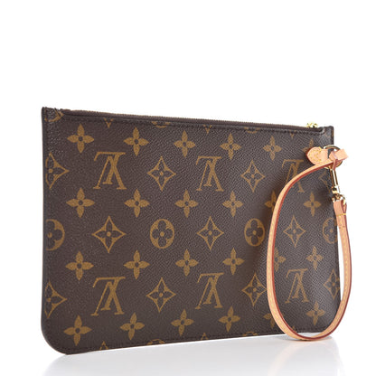 Louis Vuitton Monogram Neverfull MM GM Pochette 3 of 7