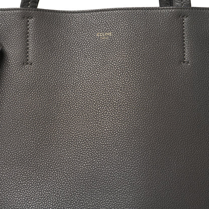 Celine Soft Grained Calfskin Small Belt Cabas Phantom Grey 8 of 11