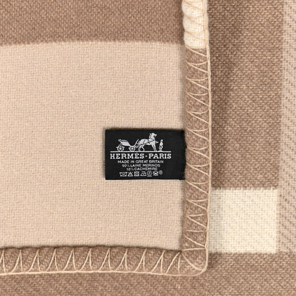 Hermes Wool Cashmere Tissage Blanket Sable 3 of 3