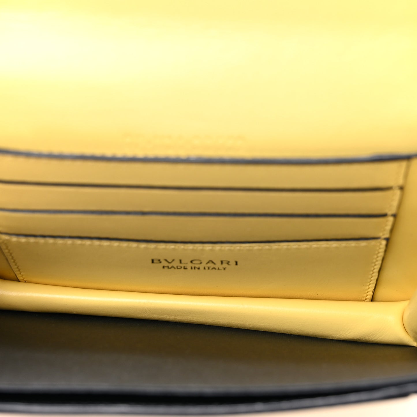 Calfskin Mini Serpenti Forever Flap Clutch Yellow