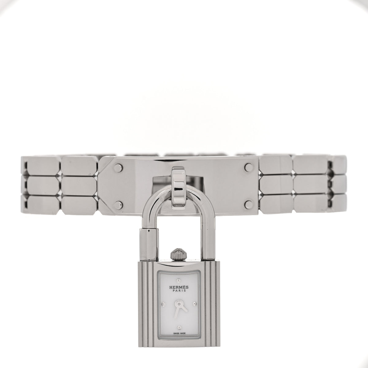 Hermes Stainless Steel 16mm Kelly Quartz Watch 2 of 5