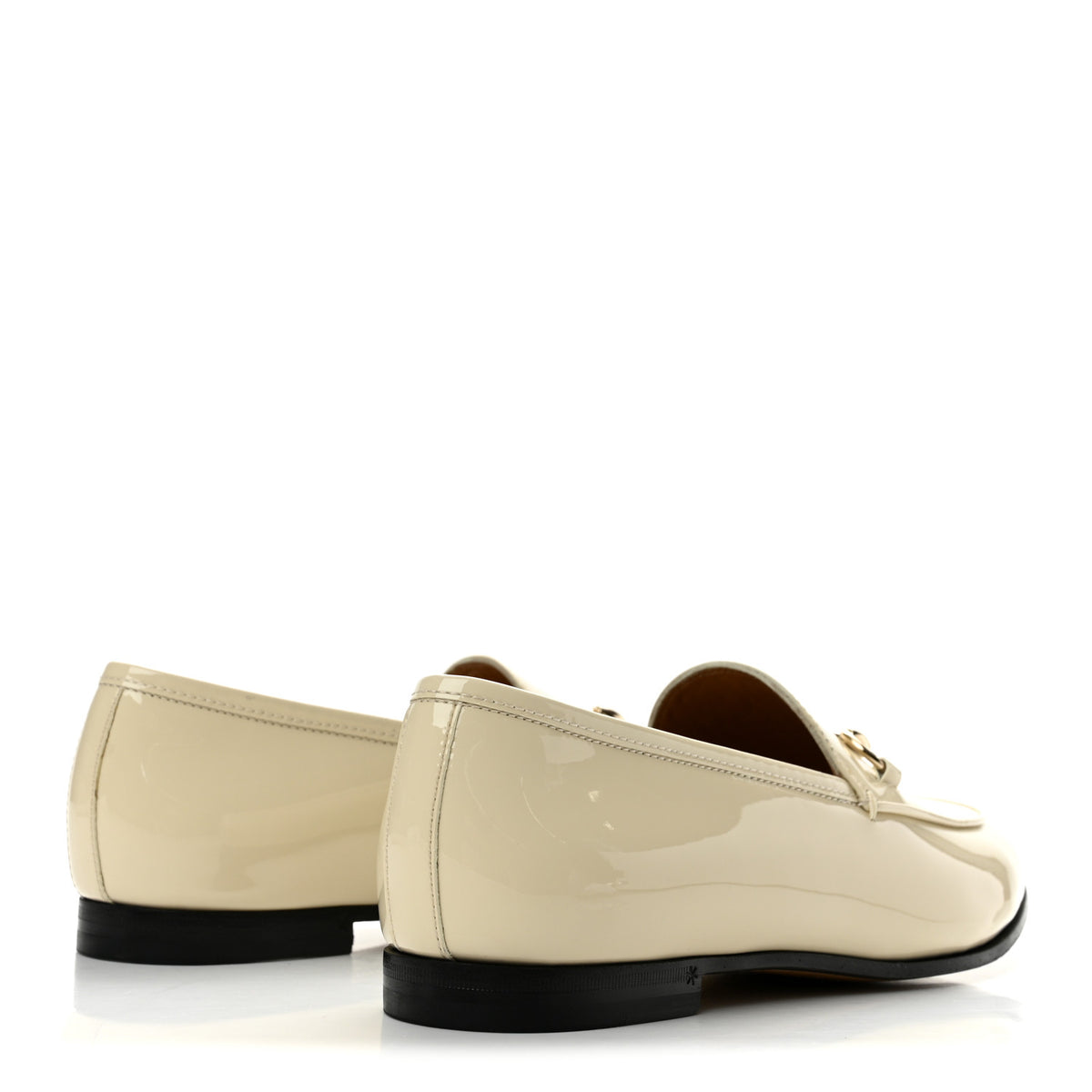 Patent Womens Jordaan Loafers 38.5 New Ivory