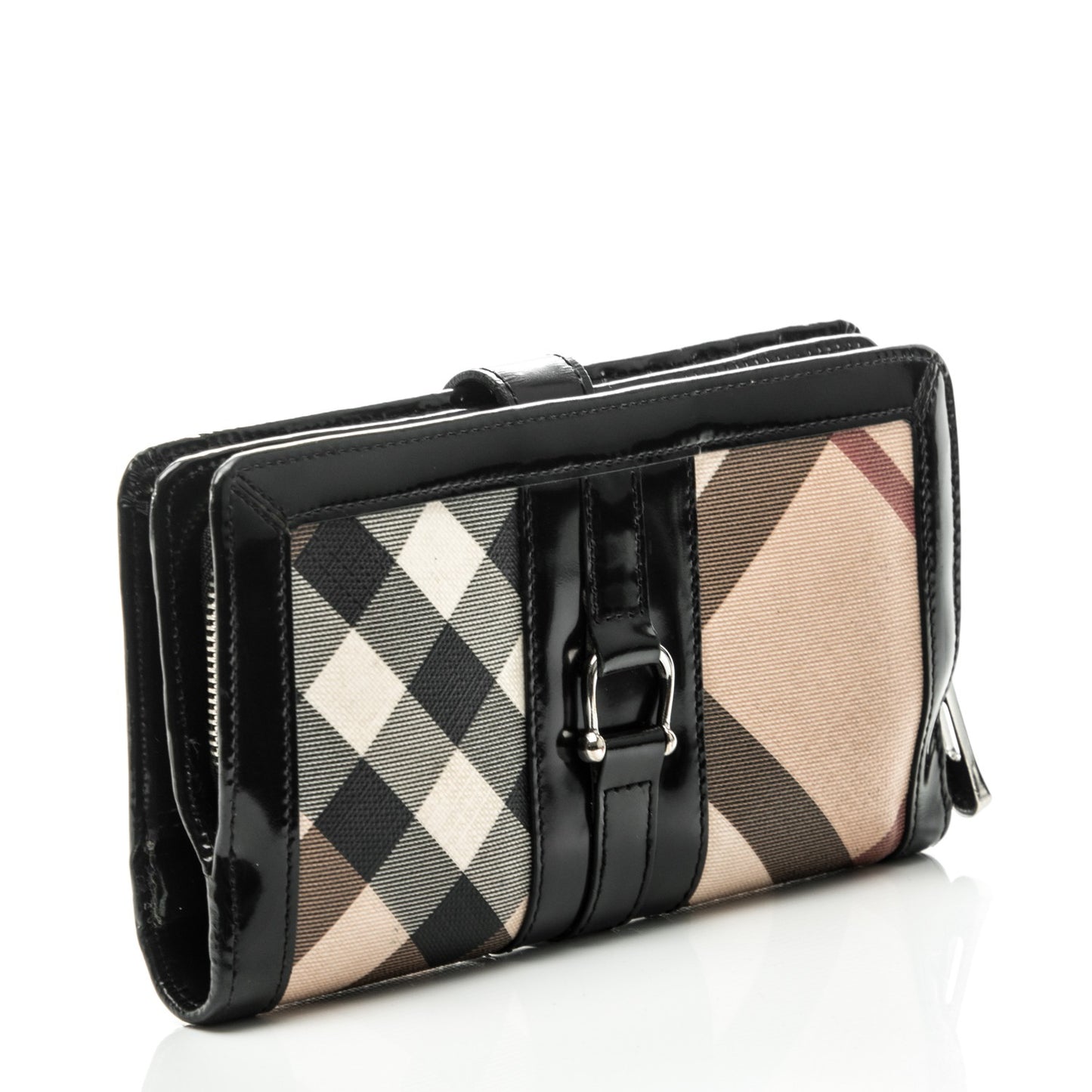 Supernova Check Continental Wallet Black