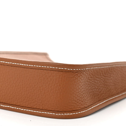 Hermes Taurillon Maurice Amazone Evelyne TPM Gold White 10 of 11