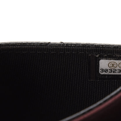 Chanel Caviar Quilted Flap Card Holder Wallet Black 10 of 12