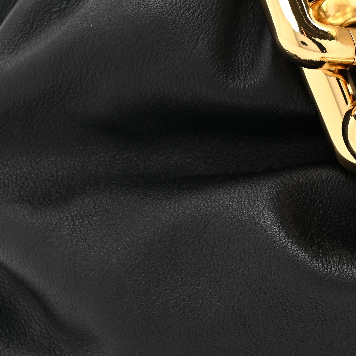Bottega Veneta Calfskin The Pouch Chain Black 8 of 10