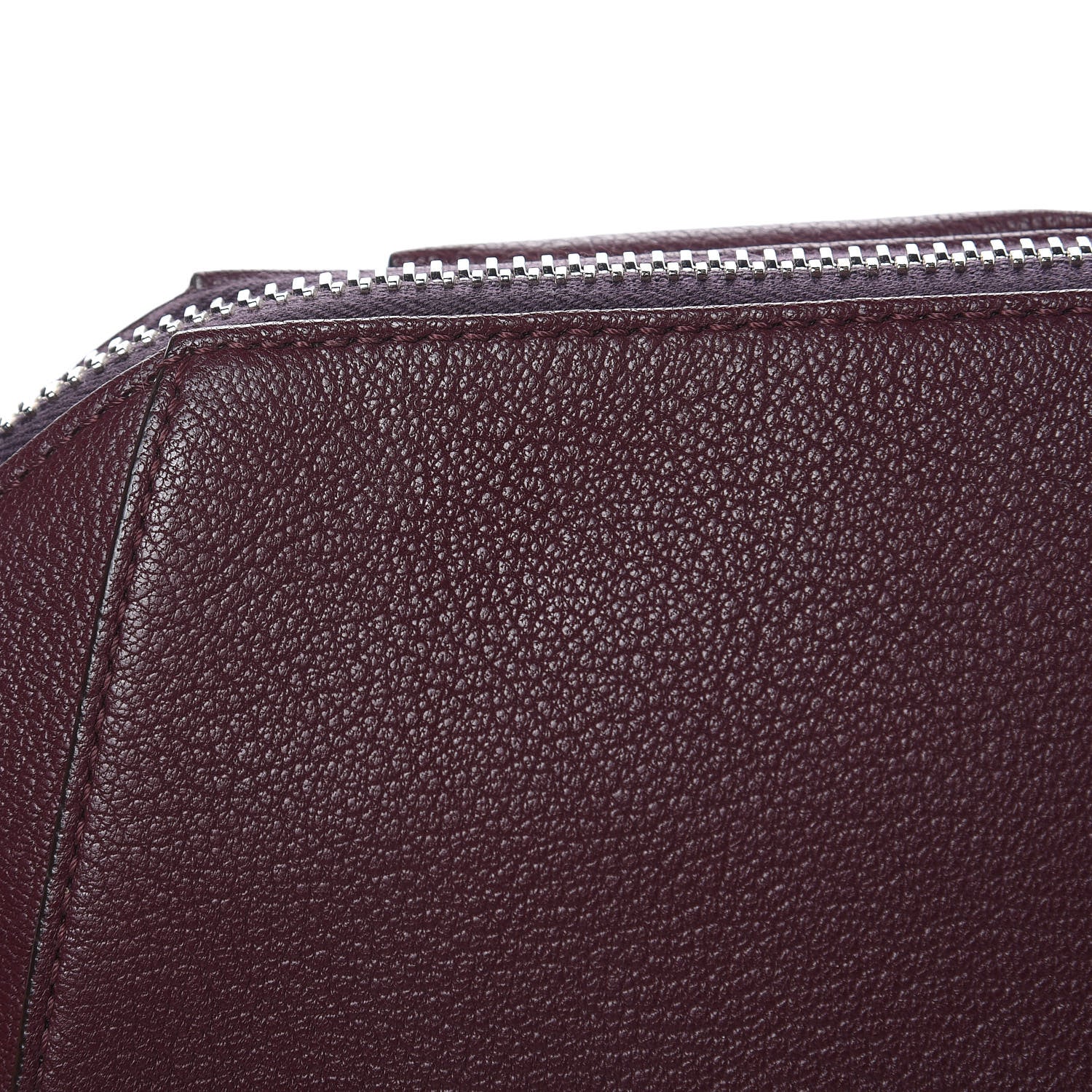 Givenchy Sugar Goatskin Small Antigona Beauty Wristlet Oxblood 8 of 11