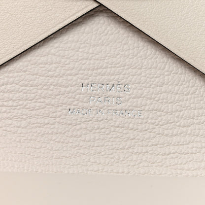 Hermes Swift Le Lever Printed Calvi Duo Card Case White Multicolor 6 of 7
