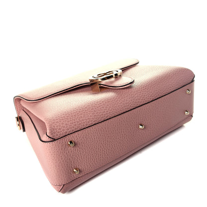 Gucci Dollar Calfskin Interlocking G Top Handle Shoulder Bag Soft Pink 4 of 9
