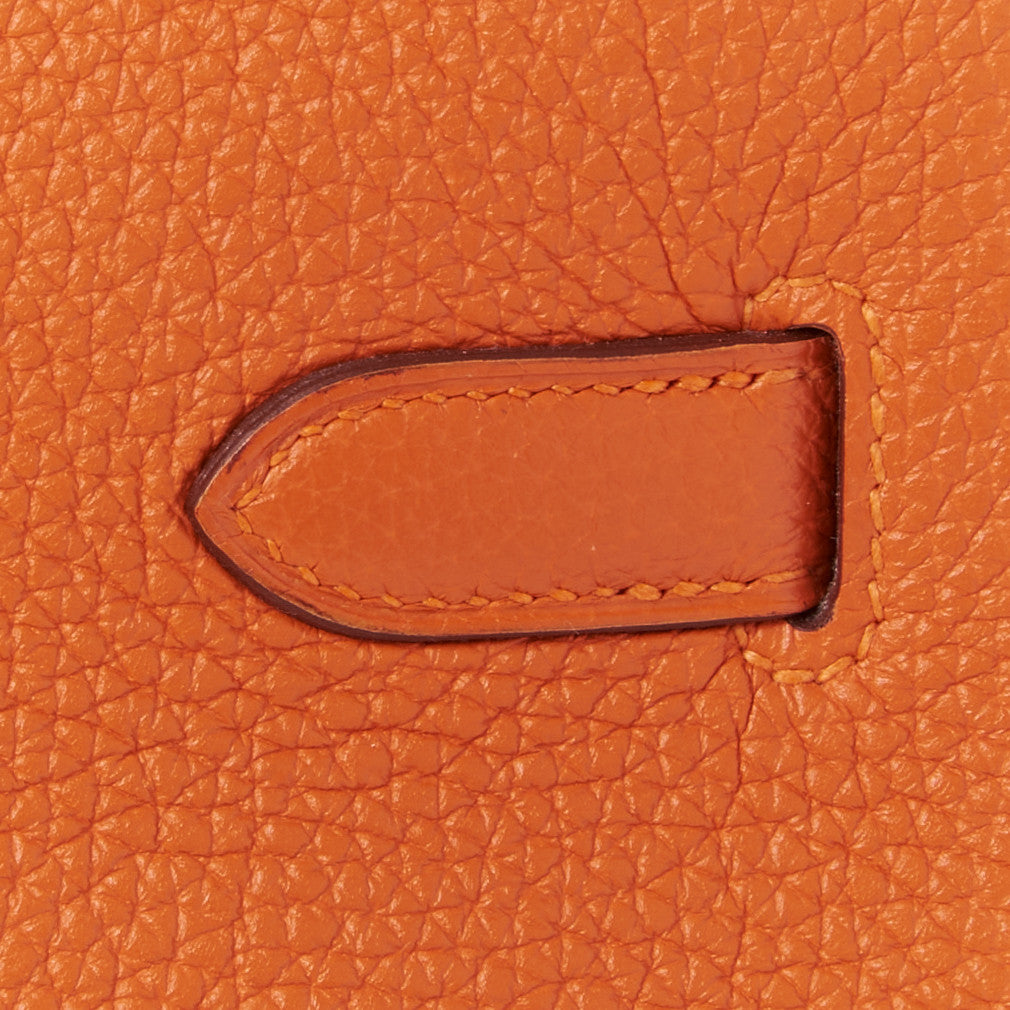 Hermes Togo Birkin 35 Orange 9 of 28