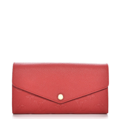 Louis Vuitton Empreinte Sarah Wallet NM Cherry 1 of 8