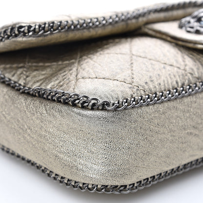 Chanel Distressed Lambskin Medium Leo Lion Flap Metallic 7 of 11