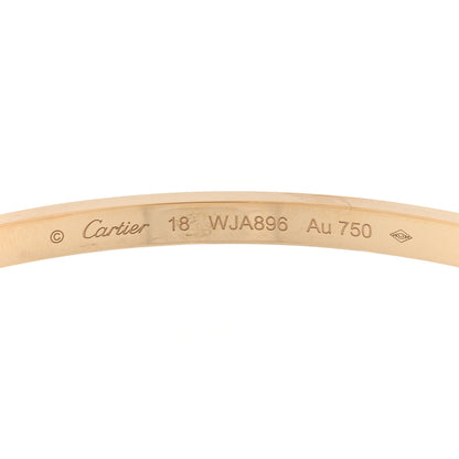 Cartier 18K Yellow Gold Small LOVE Bracelet 18 3 of 4