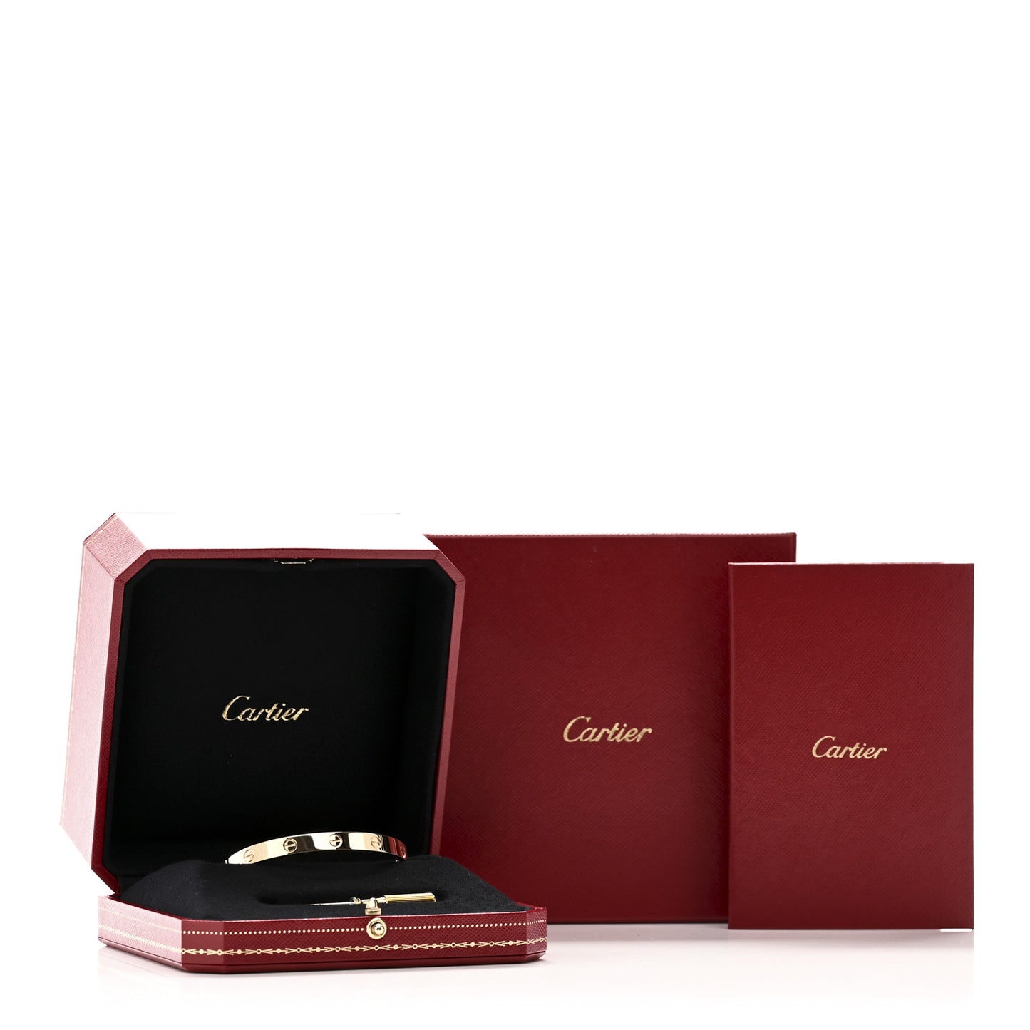 18K Yellow Gold LOVE Bracelet 17