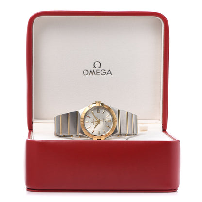 Omega Stainless Steel 18K Yellow Gold 35mm Constellation Quartz Watch 123.20.35.60.02.002 7 of 7