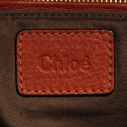 Chloe Calfskin Large Marcie Satchel Tan 7 of 12