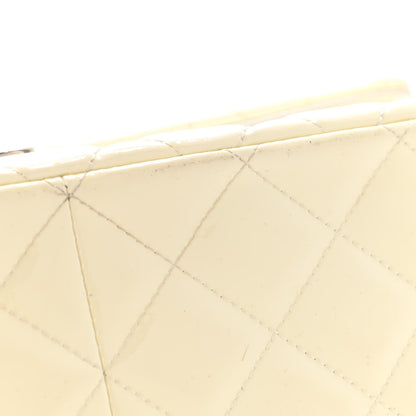 Chanel Patent Quilted Jumbo Double Flap Pearl 10 of 17