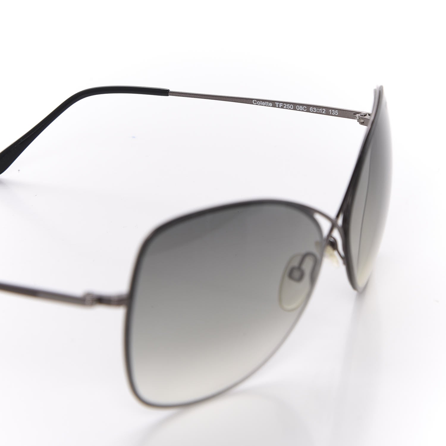 Tom Ford Colette Butterfly Sunglasses TF250 Gunmetal 4 of 8