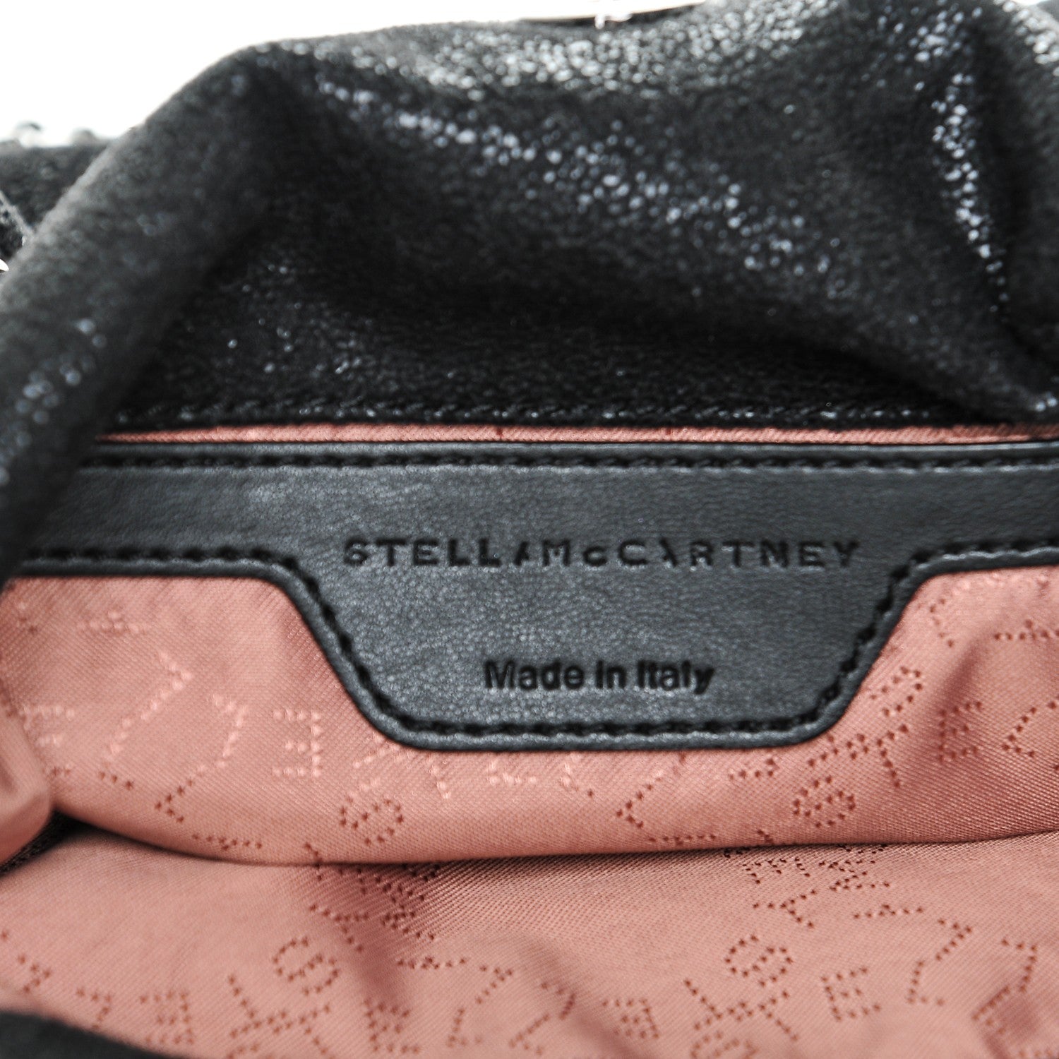 Stella McCartney Shaggy Deer Mini Falabella Tote Black 6 of 6
