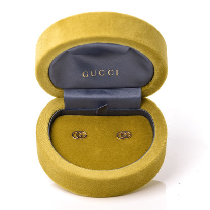 Gucci 18K Yellow Gold GG Tissue Stud Earrings 7 of 7