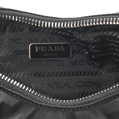 Prada Tessuto Nylon Saffiano Re-Edition 2006 Shoulder Bag Black 6 of 7