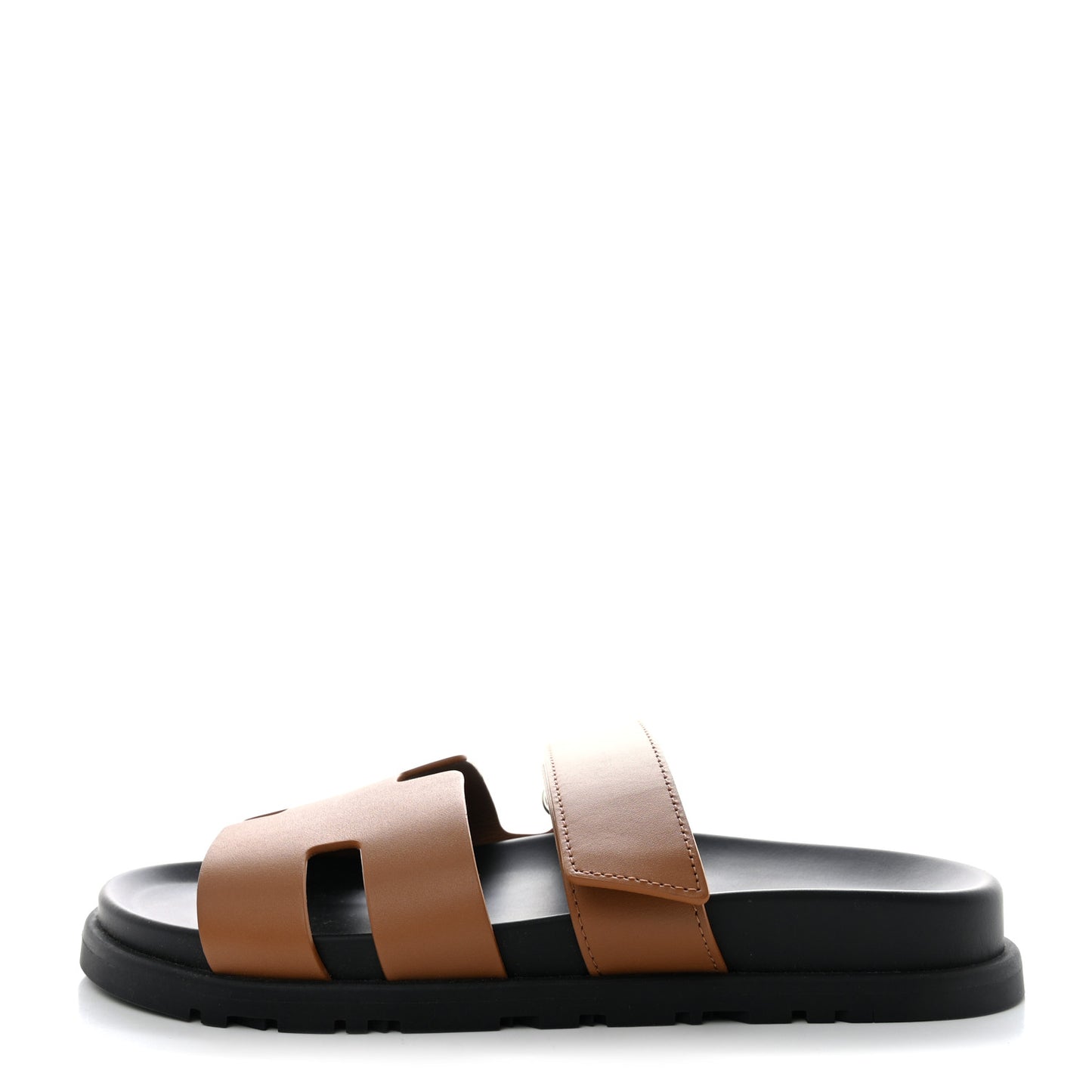 Calfskin Mens Chypre Sandals 40.5 Naturel