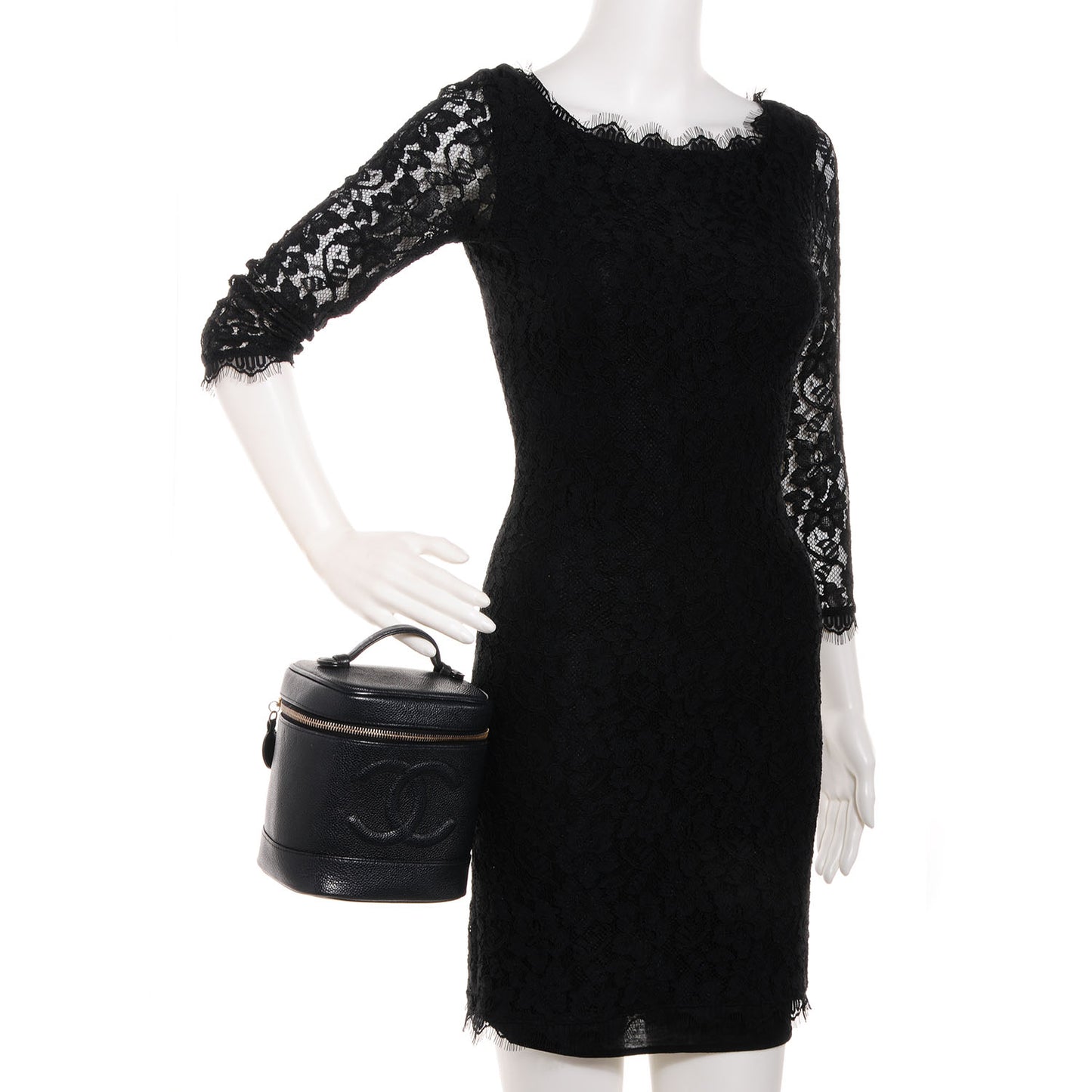 Caviar Vanity Case Black