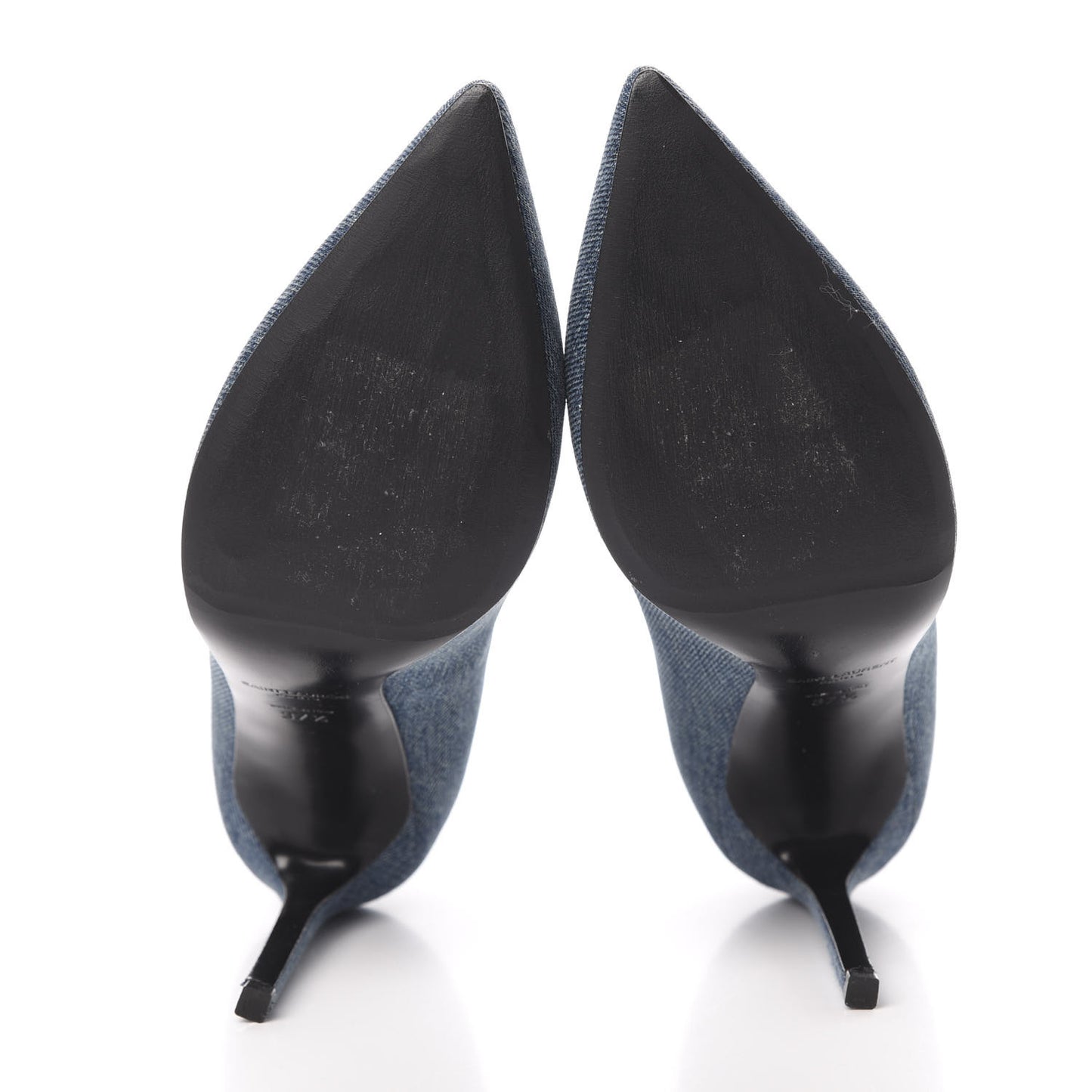 Denim Classic Paris Escarpin V 105 Skinny Pumps 37.5 Light Blue