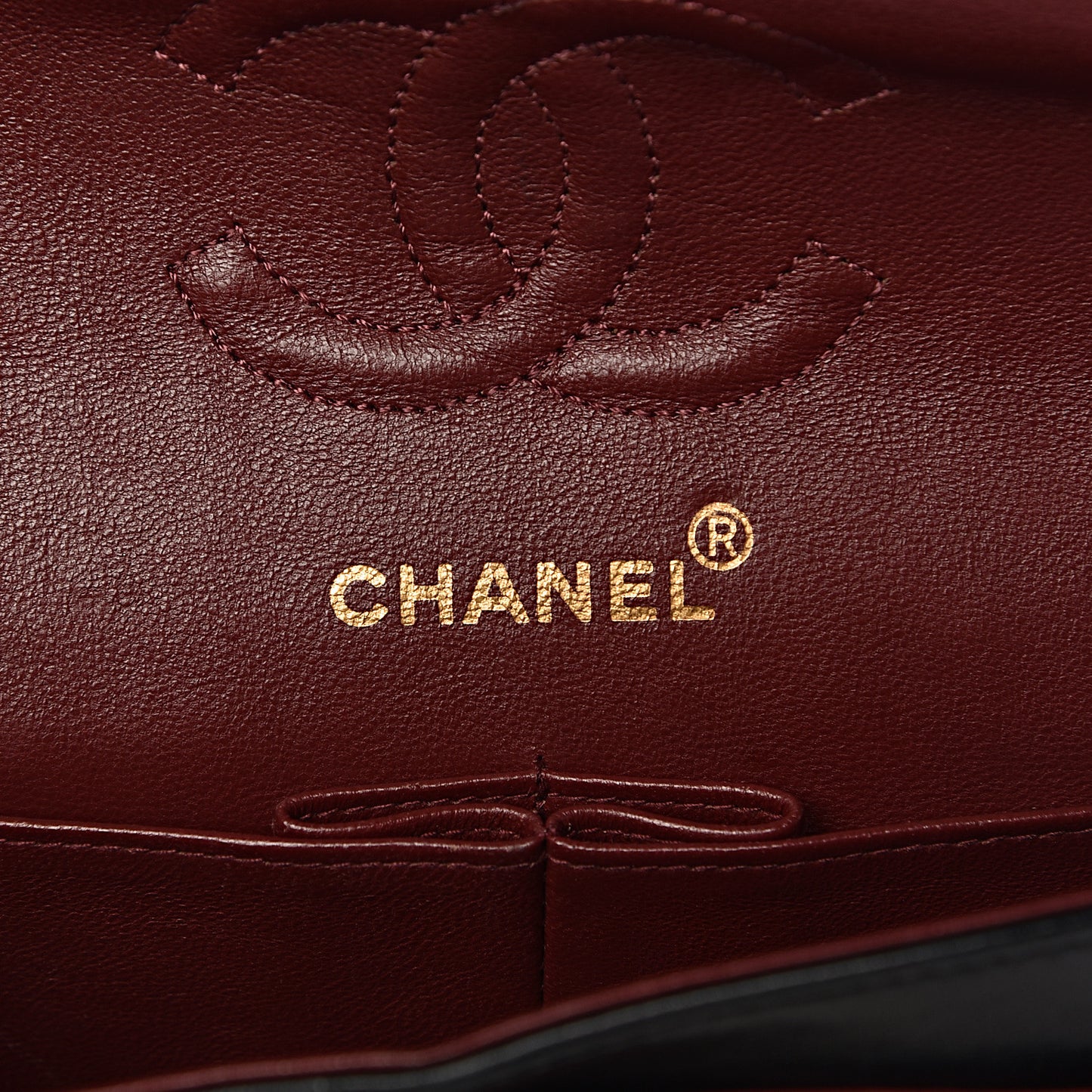 Lambskin Quilted Small Double Flap Black