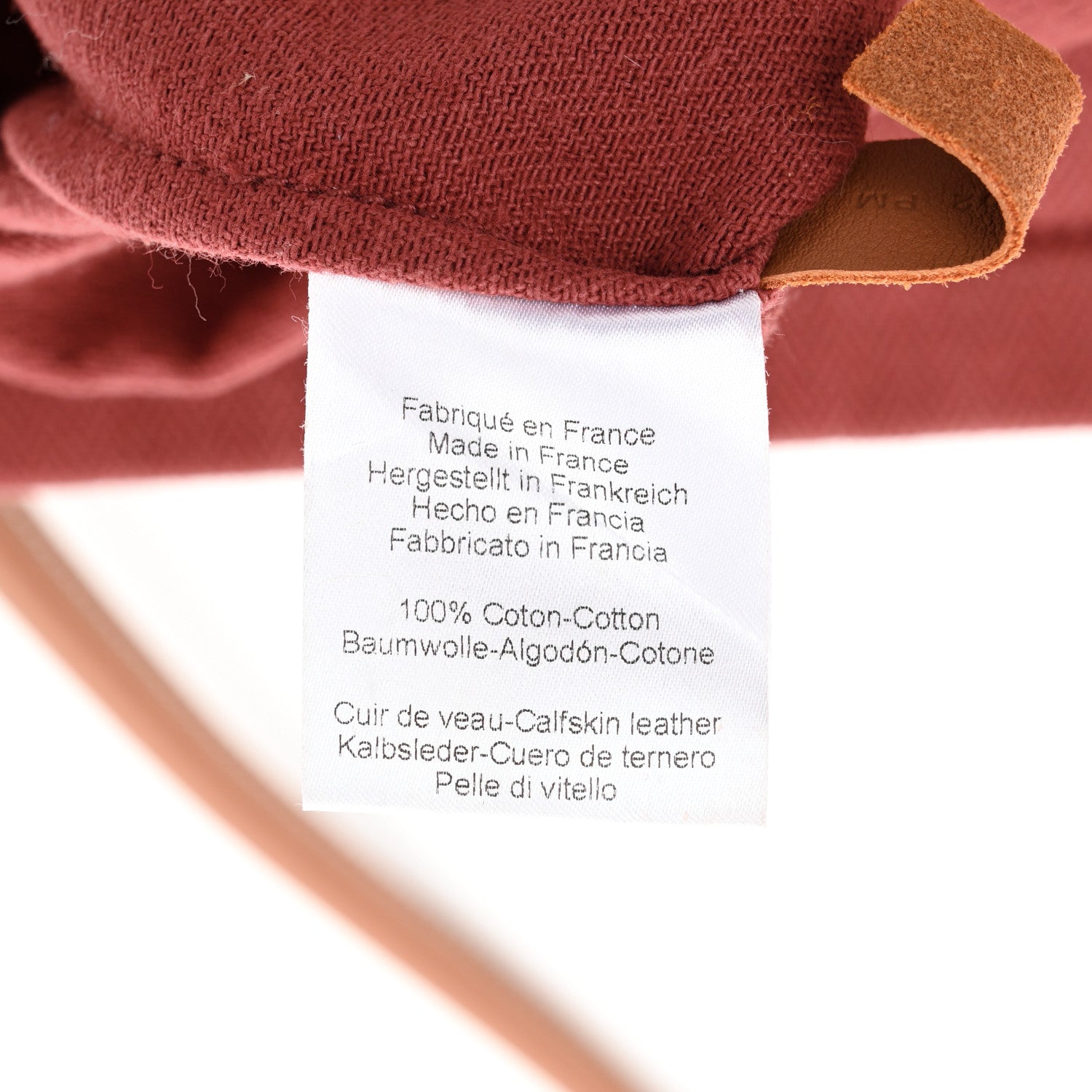 Hermes Canvas Swift Aline Grooming Bag Rouge H Gold 6 of 13