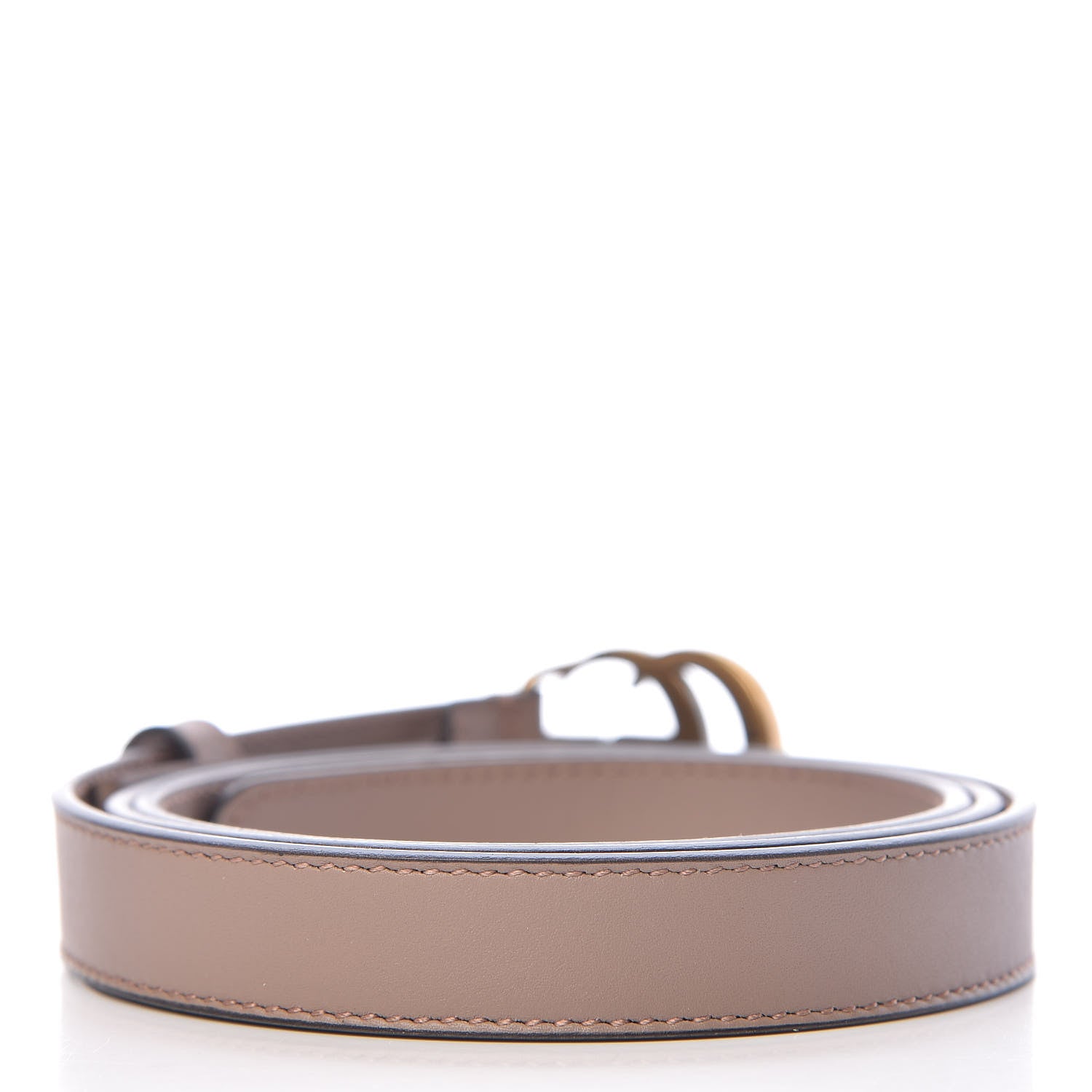 Gucci Calfskin Double G 20mm Belt 95 38 Porcelain Rose 3 of 6