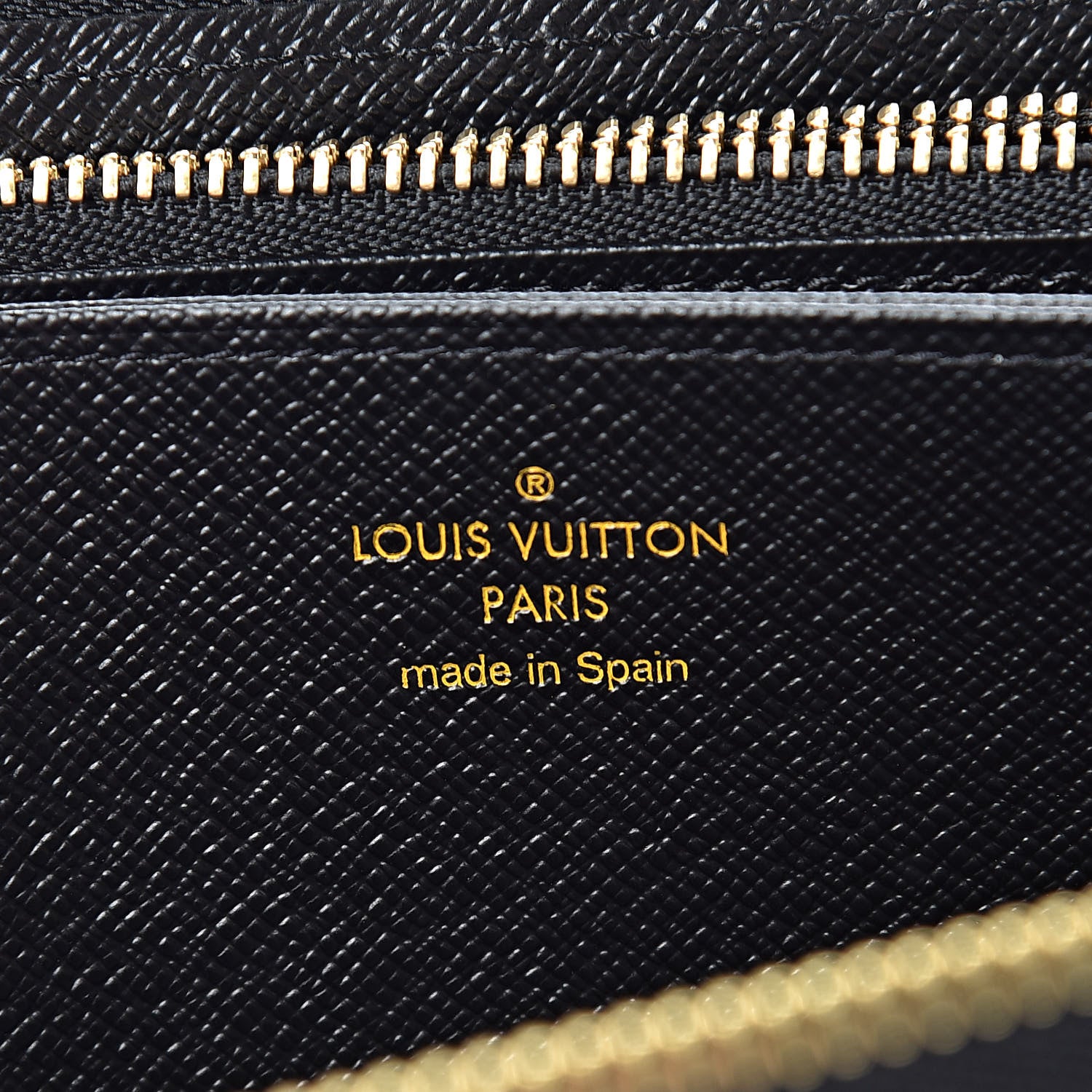 Louis Vuitton Epi Damier Race Zippy Wallet Black Yellow 6 of 9