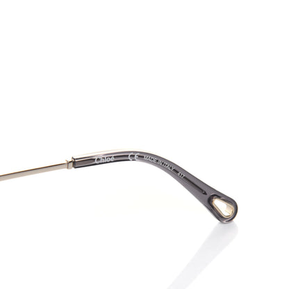 Chloe Oversized Round Carlina Sunglasses CE114SD Gold Grey Metallic 6 of 7