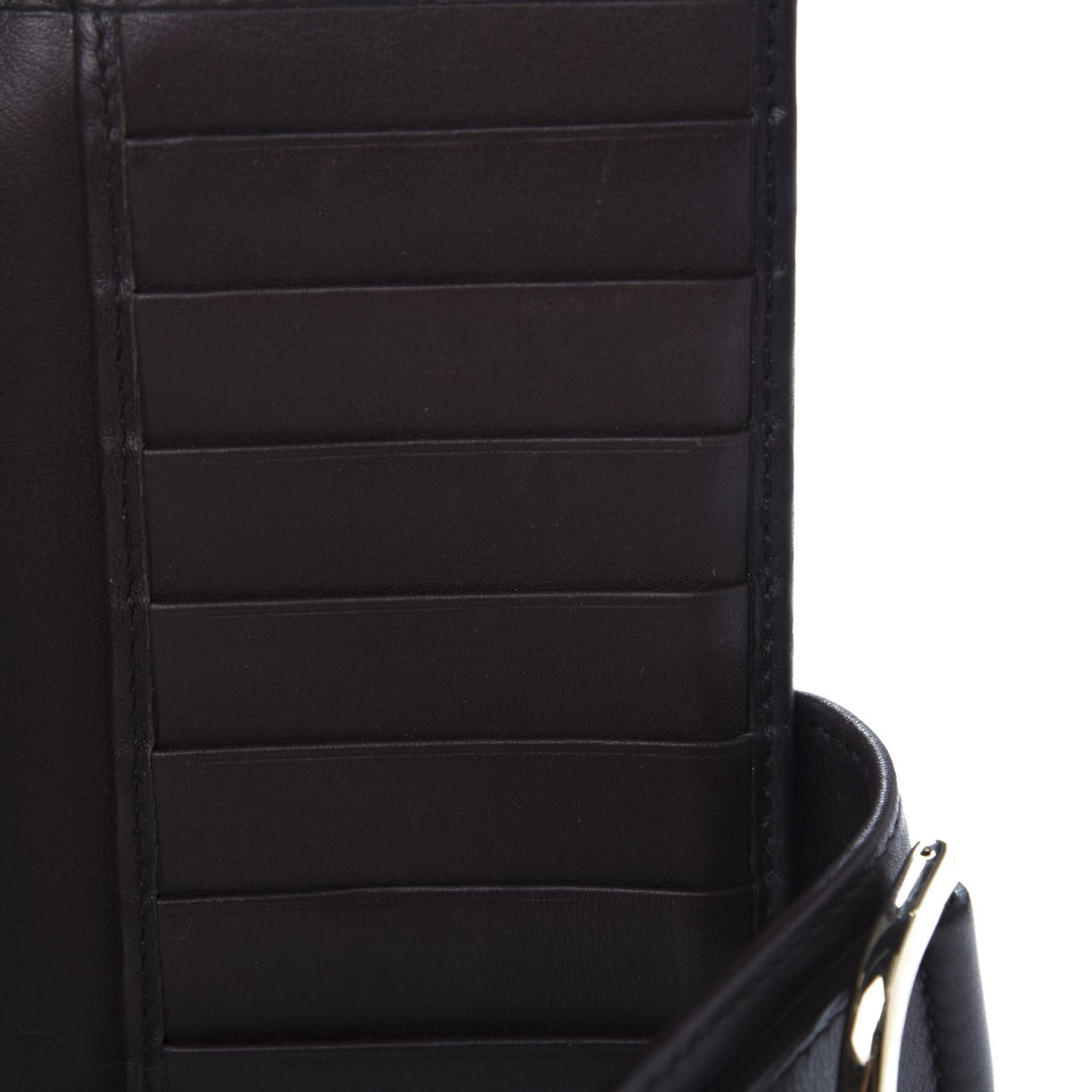 Guccissima Abbey Continental Wallet Chocolate
