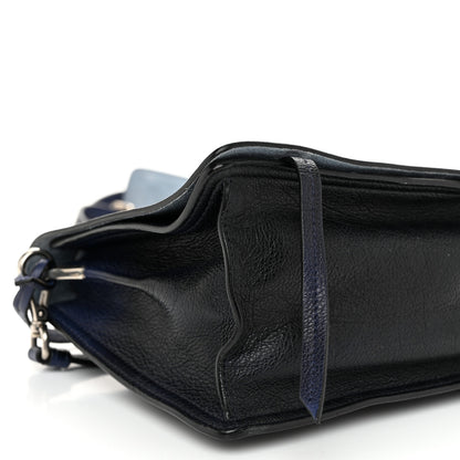 Prada Glace Calf Etiquette Flap Inchiostro Astrale 11 of 12