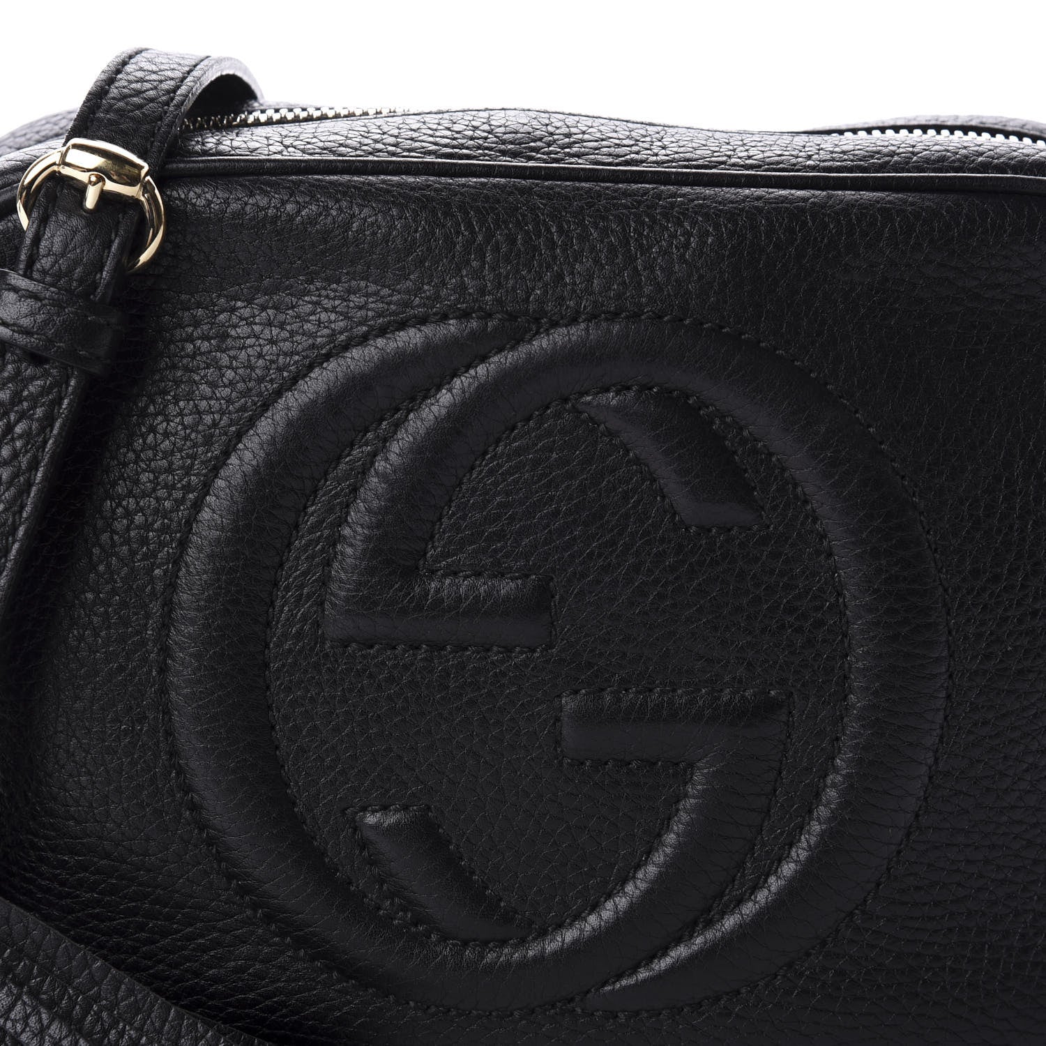 Gucci Pebbled Calfskin Small Soho Disco Bag Black 10 of 10