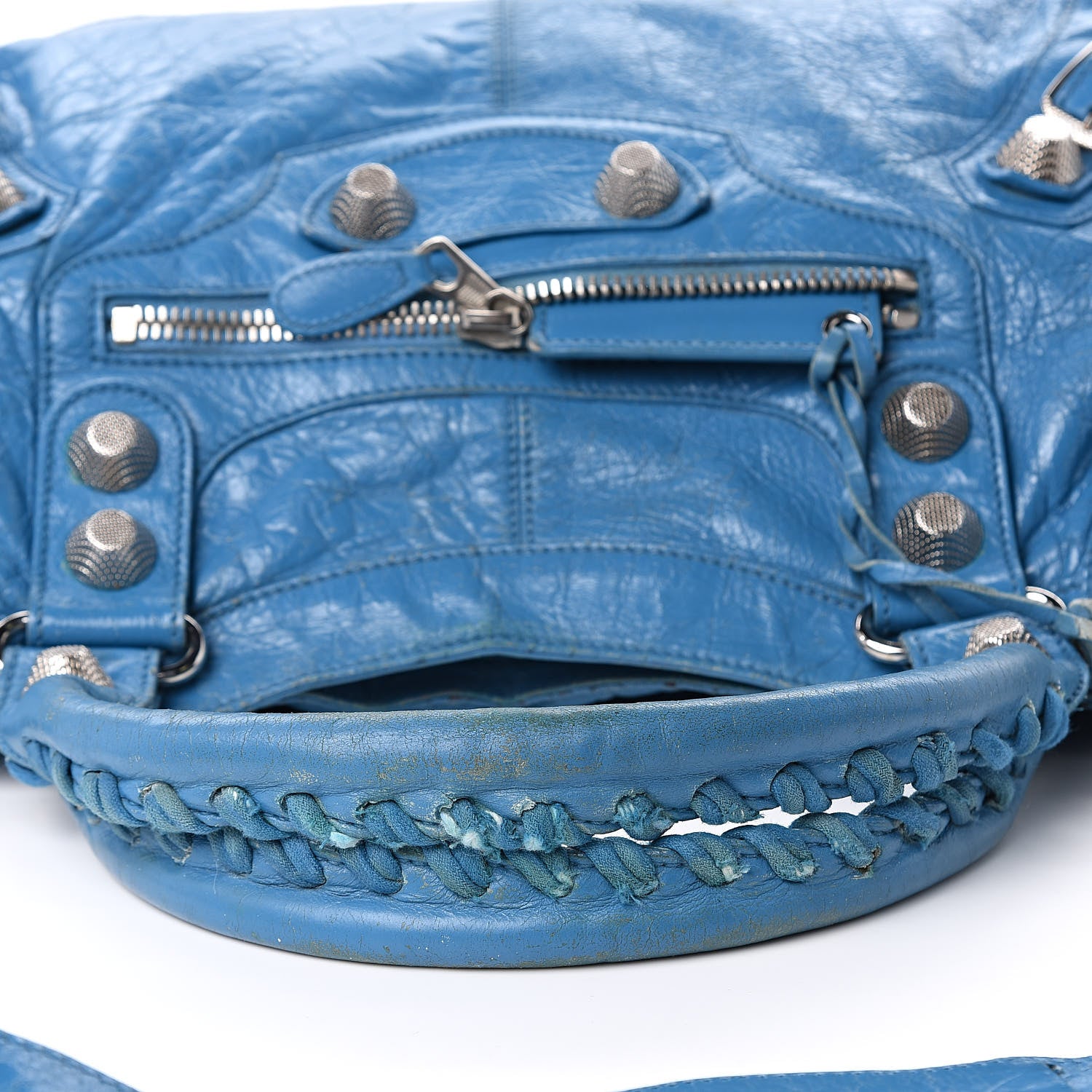 Balenciaga Agneau Giant 21 Silver Hardware Part Time Electric Bleu 13 of 16