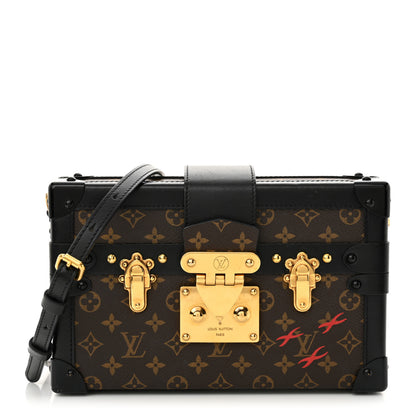 Louis Vuitton Monogram Petite Malle Black 1 of 12