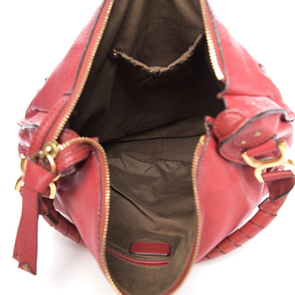 Chloe Calfskin Large Marcie Hobo Garnet 4 of 10