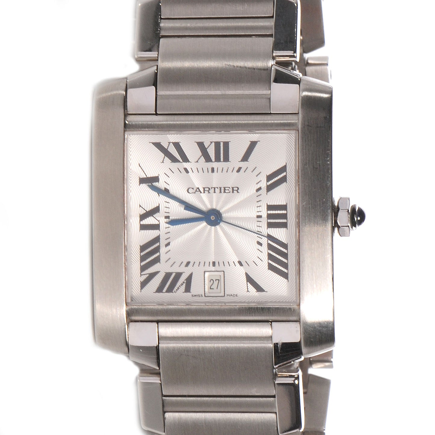 Stainless Steel 28mm Tank Francaise Automatic Watch
