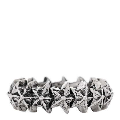 Chrome Hearts Sterling Silver Star Band Ring 49 4.75 3 of 6