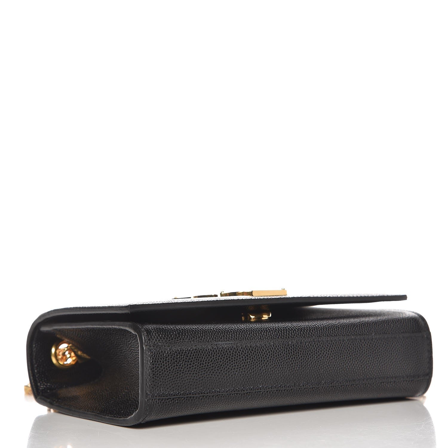 Saint Laurent Grain De Poudre Small Monogram Kate Satchel Black 5 of 8