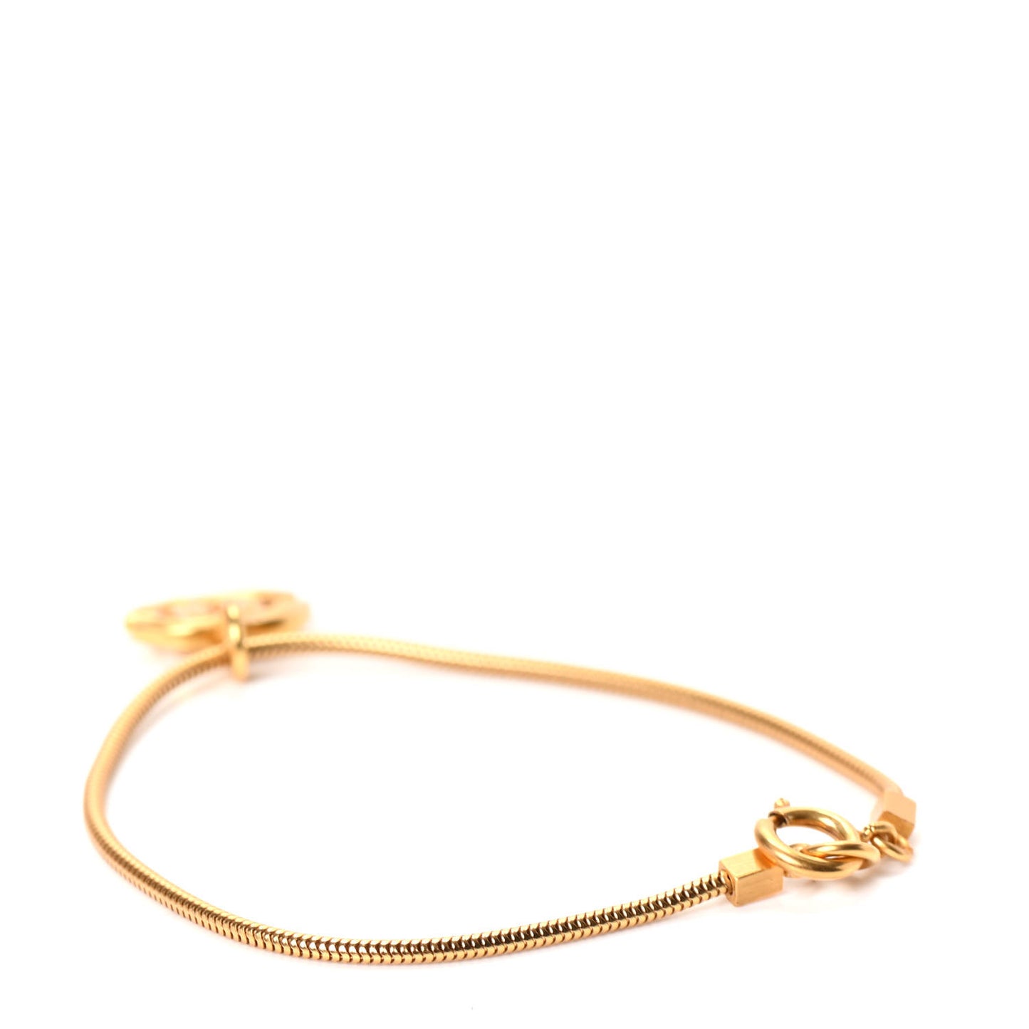 Snake Chain CC Bracelet Gold