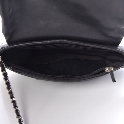 Chanel Lambskin Half Moon Wallet On Chain WOC Black 5 of 12