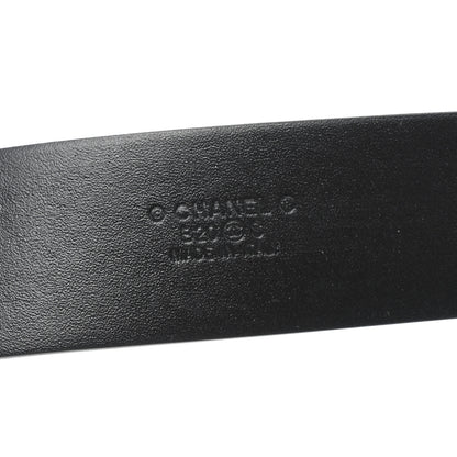 Chanel Calfskin CC Chain Belt 80 32 Black Gold 3 of 9